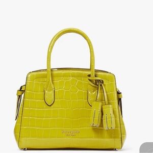NWT Kate Spade Croc embossed mini Knott